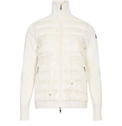 Shop Moncler Double Fabric Jacket In White