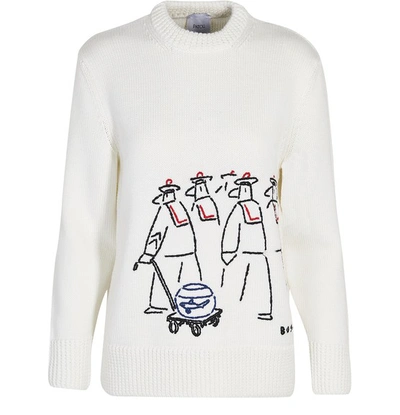 Shop Patou X Bosc - Sweater In Cream