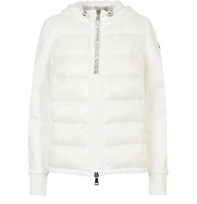 Shop Moncler Double Fabric Jacket In White