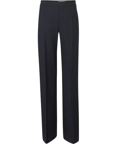 Shop Max Mara Elio Pants In Blu Marino