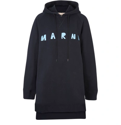Shop Marni Sweatshirt In Blublack