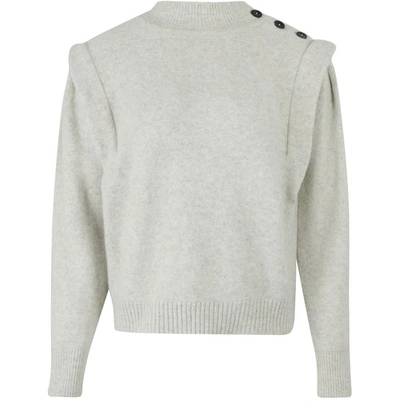Shop Isabel Marant Étoile Meery Sweater In Light Grey