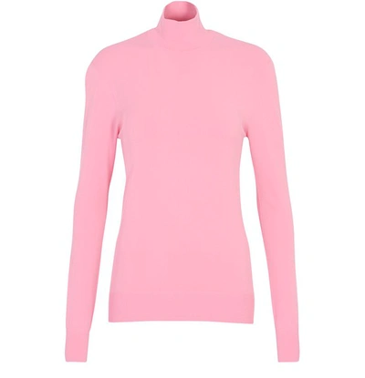 Shop Bottega Veneta Turtleneck Seamless Sweater In Milkshake