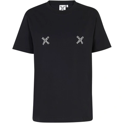 Shop Kenzo Loose Fit T-shirt Sport In Black