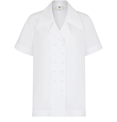 Shop Fendi Shirt In White