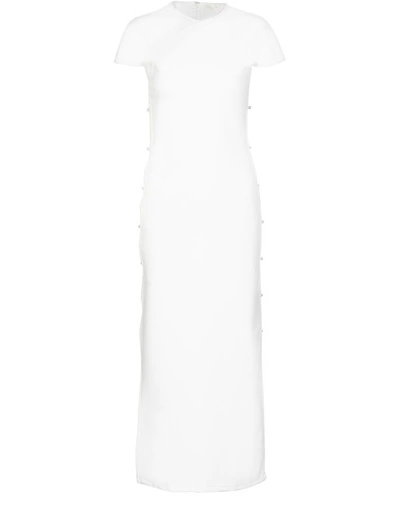 Shop Marcia Tchikiboum Dress In White