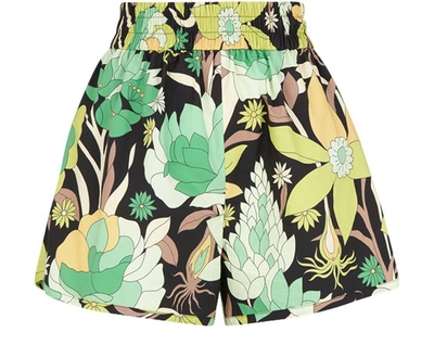 Shop Fendi Shorts In Multicolour