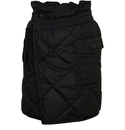Shop Moncler Mini Skirt In Black