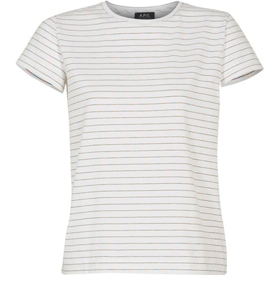 Shop Apc Anita T-shirt In White