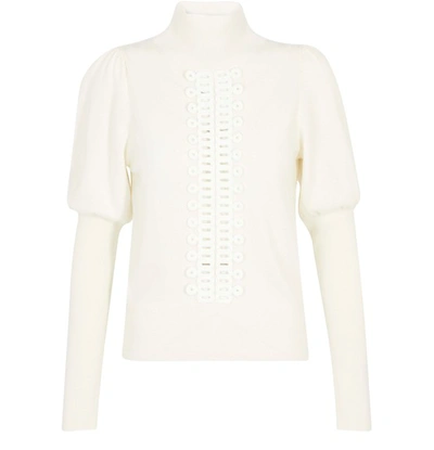 Shop See By Chloé Turtleneck Sweater In Confident White
