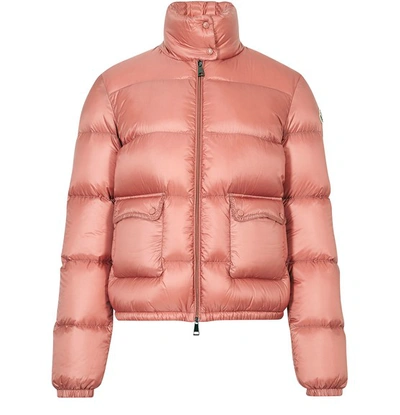 Shop Moncler Lannic Down Jacket In Pink