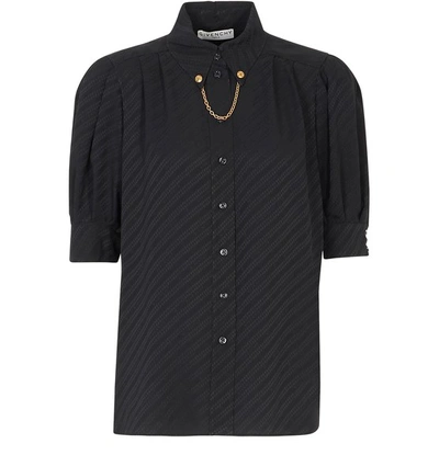 Shop Givenchy Chainette Shirt In Noir