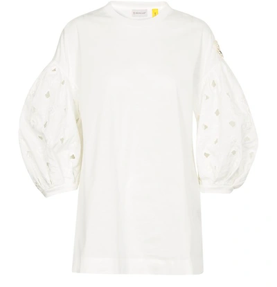 Shop Moncler Genius X Simone Rocha - T-shirt In White