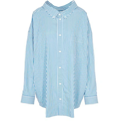 Shop Balenciaga Long Sleeve Swing Shirt In 9567