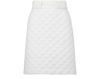 Shop Fendi Skirt In Blanc