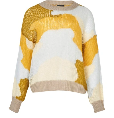 Shop Stine Goya Sana Sweater In Camouflage Khaki