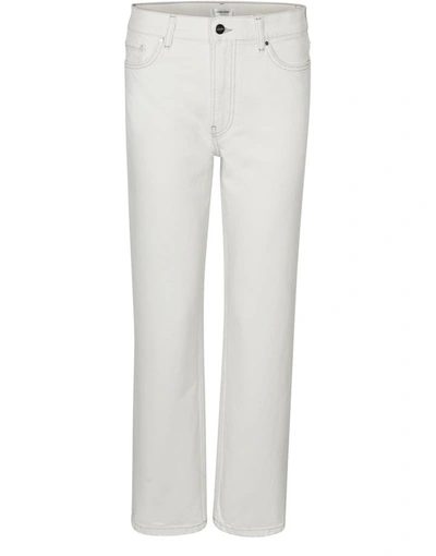 Shop Anine Bing Etta Jeans In White