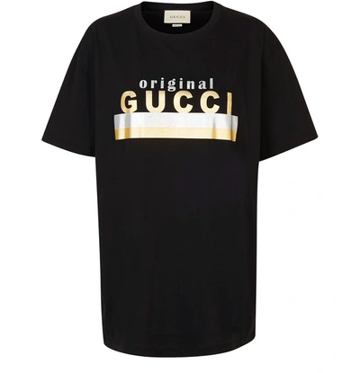 Shop Gucci Original  T-shirt In Black Multi