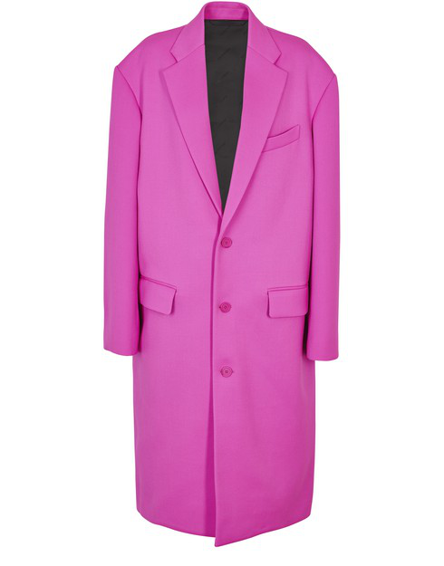 balenciaga structured coat