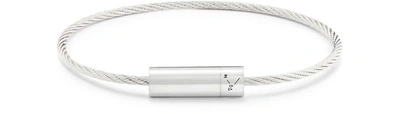 Shop Le Gramme Polished Sterling Silver Cable Bracelet 7g