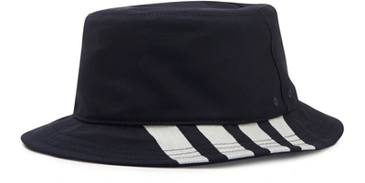 Shop Thom Browne Bucket Hat In Navy