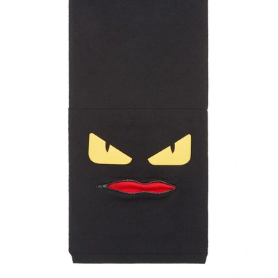 Shop Fendi Scarf In Noir