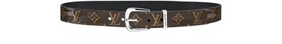 Shop Louis Vuitton Ouest 30mm Belt In Monogram