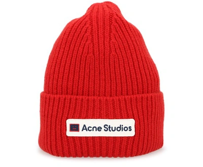 Shop Acne Studios Kansa Hat In Red
