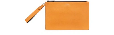 Shop Fendi Pouch In Orange