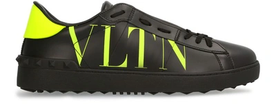 Shop Valentino Garavani Vltn Sneakers In Nero Lime