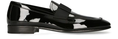 Shop Tom Ford Midlands Patent Loafers In Black