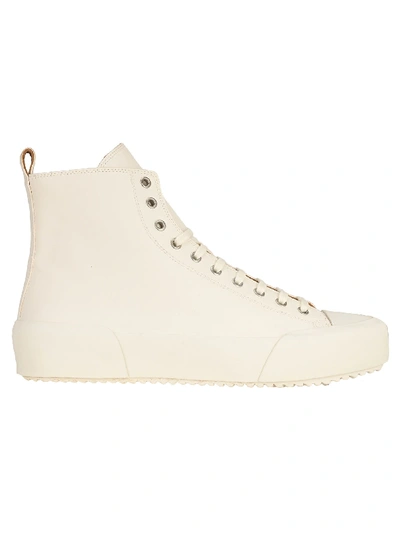 Shop Jil Sander High Top Sneaker In White