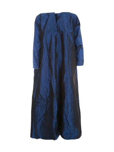 Shop Daniela Gregis A-line Taffetas Dress In Br Royal Blue