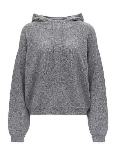 Shop Loulou Studio Cashmere Hoodie In Grey