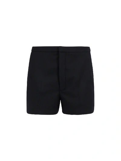 Shop Saint Laurent Shorts In Noir