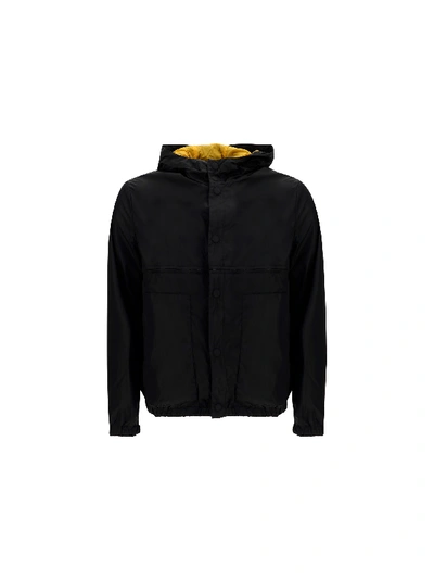 Shop Fendi Jacket In Nero