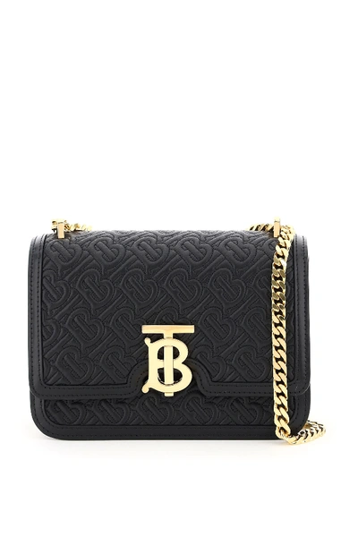 Shop Burberry Tb Small Crossbody Bag In Black (black)