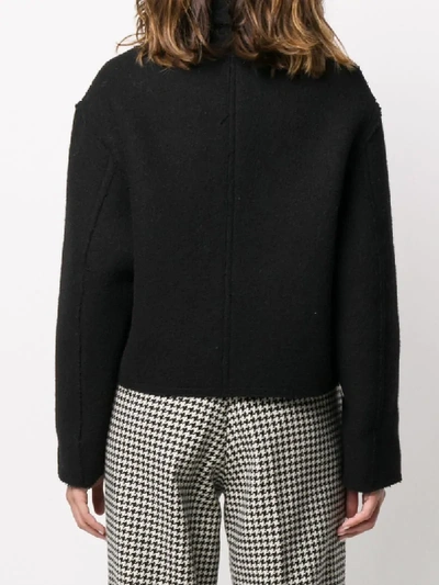 Shop Ami Alexandre Mattiussi Boxy-fit Jacket In Black