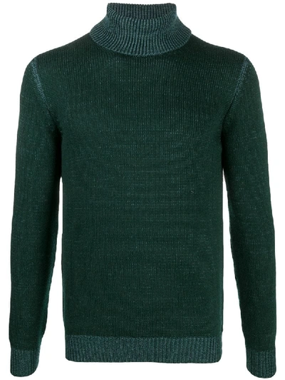 Shop Roberto Collina Roll Neck Jumper In Green