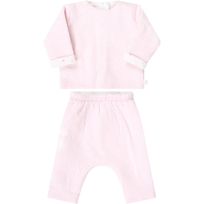 Shop Absorba Pink Suit For Babykids With Flowers