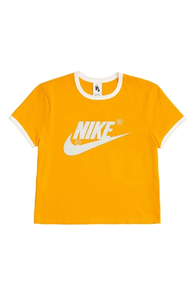 Pre-owned Nike  X Olivia Kim Futura Logo T-shirt Bright Ceramic