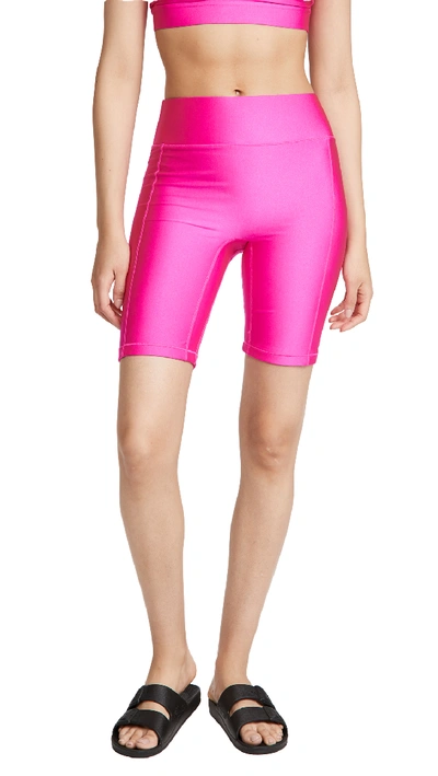 Shop All Access Center Stage Bike Shorts In Influencer Pink