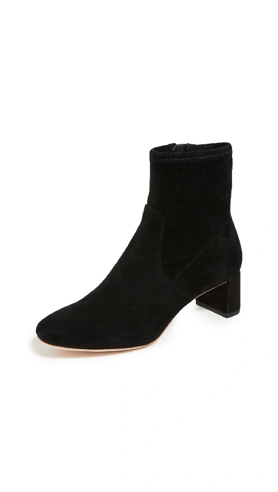 Shop Loeffler Randall Cynthia Mid Heel Ankle Boots In Black