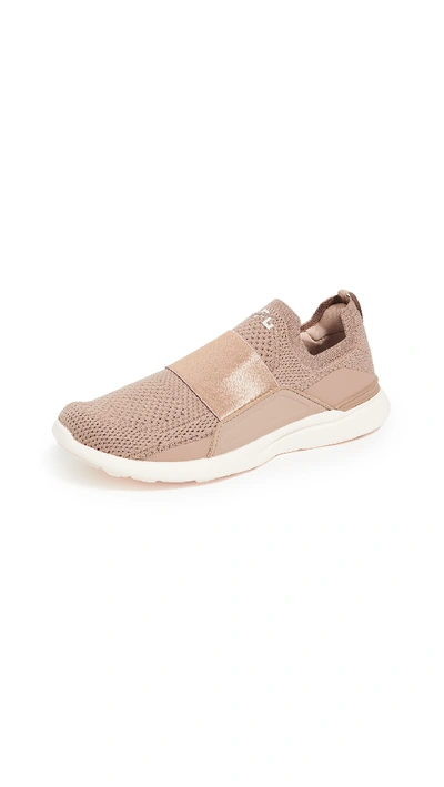 Shop Apl Athletic Propulsion Labs Techloom Bliss Sneakers In Almond/tan