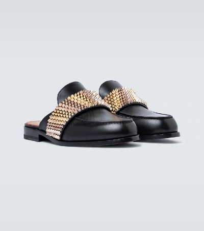 Shop Christian Louboutin Bille En Tête Slip-on Mules In Black