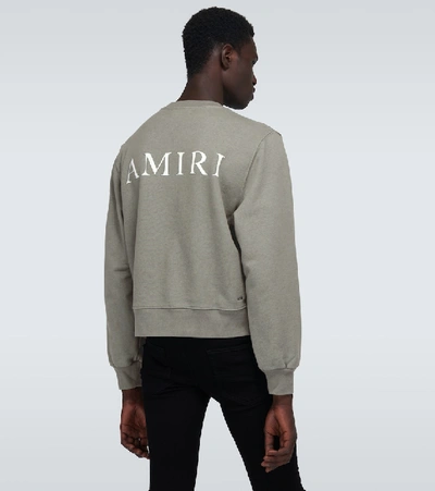 Shop Amiri Bones M.a Sweatshirt In Grey