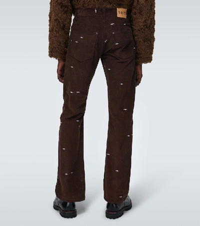 Shop Phipps Bootcut Corduroy Jeans In Brown
