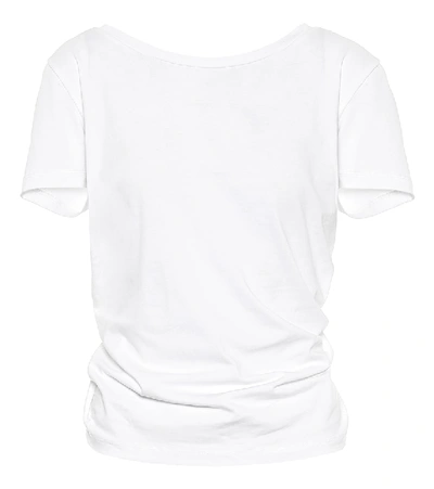 Shop Jacquemus Le T-shirt Sprezza Cotton T-shirt In White