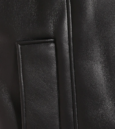 Shop Stand Studio Krista Faux Leather Coat In Black
