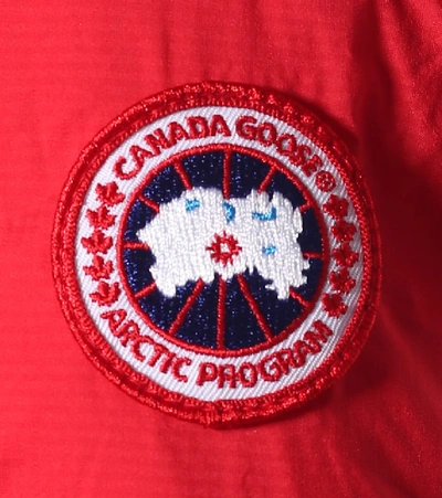 Shop Canada Goose Camp Hoody Down Jacket In Red